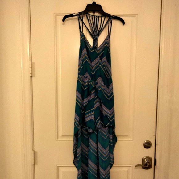 Candies one piece romper dress chevron pattern multicolor Women Medium - Picture 1 of 7